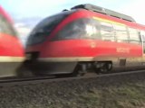 Zweimal BR644 Talent bei Oberdrees auf der Voreifelbahn