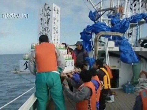 Год после цунами: японцы протестуют и жгут свечи