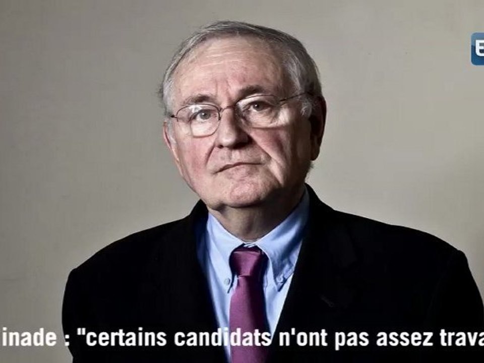 Cheminade : "certains candidats n'ont pas assez travaillé"