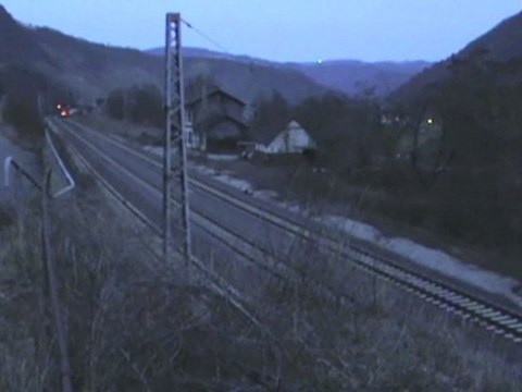 Alter Bahnhof Hatzenport BR181, 2x BR185, 2x BR143, BR425