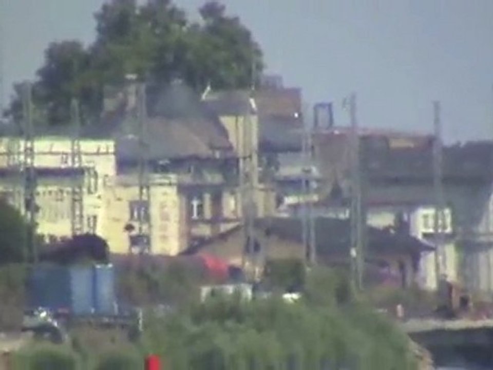 Rüdesheim Bingerbrück Rheinschiffe, Burgen und Eisenbahn