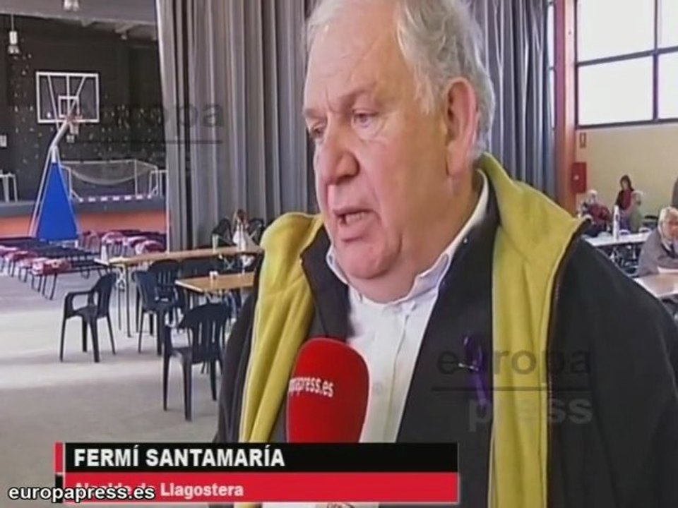 Vecinos de Llagostera, desalojados por el fuego