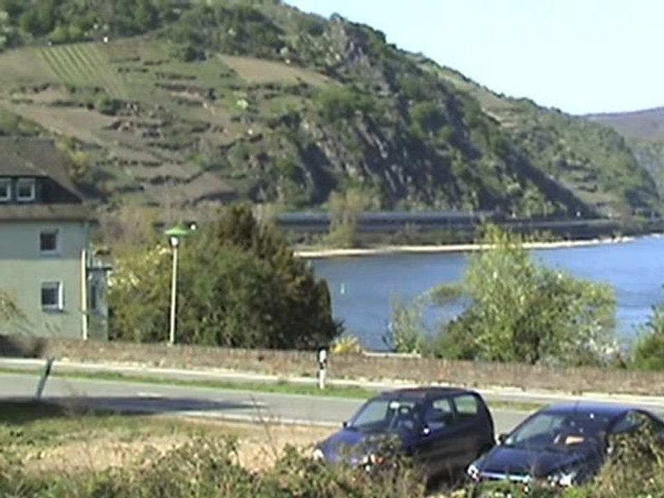 Oberwesel am Rhein BR152, BR203, Crossrail BR185, BR101, 2x BR143, BR460