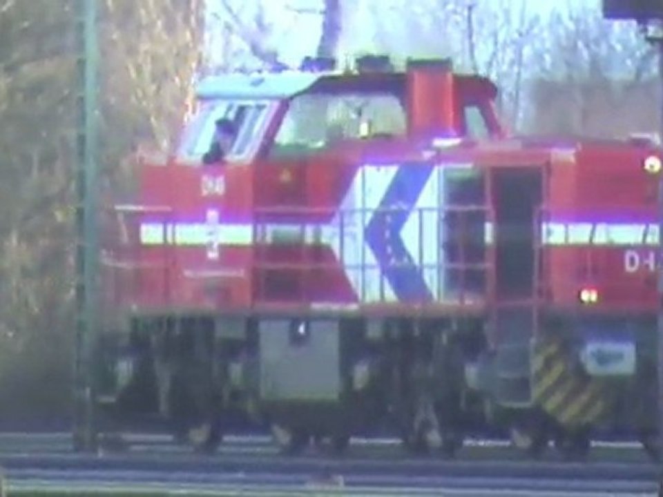 Bf Köln - Mülheim Gbf Köln - Kalk BR294, HGK Mak G1000BB, 2x BR140, BR155