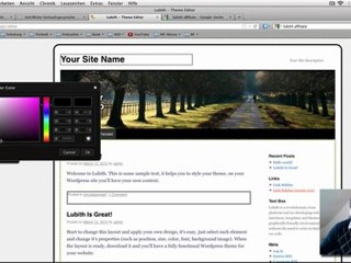 Wordpress individuell gestalten mit Lubith