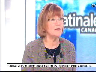 M.G. Buffet invitée de la matinale de Canal+ (9 mars 2012)