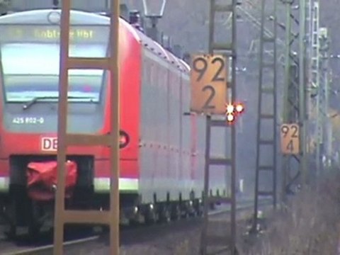 Bonn Beuel Süd R4C Vossloh G2000, R4C BR185, DBAG BR185, BR140, BR152, 3x BR143, 3x BR425