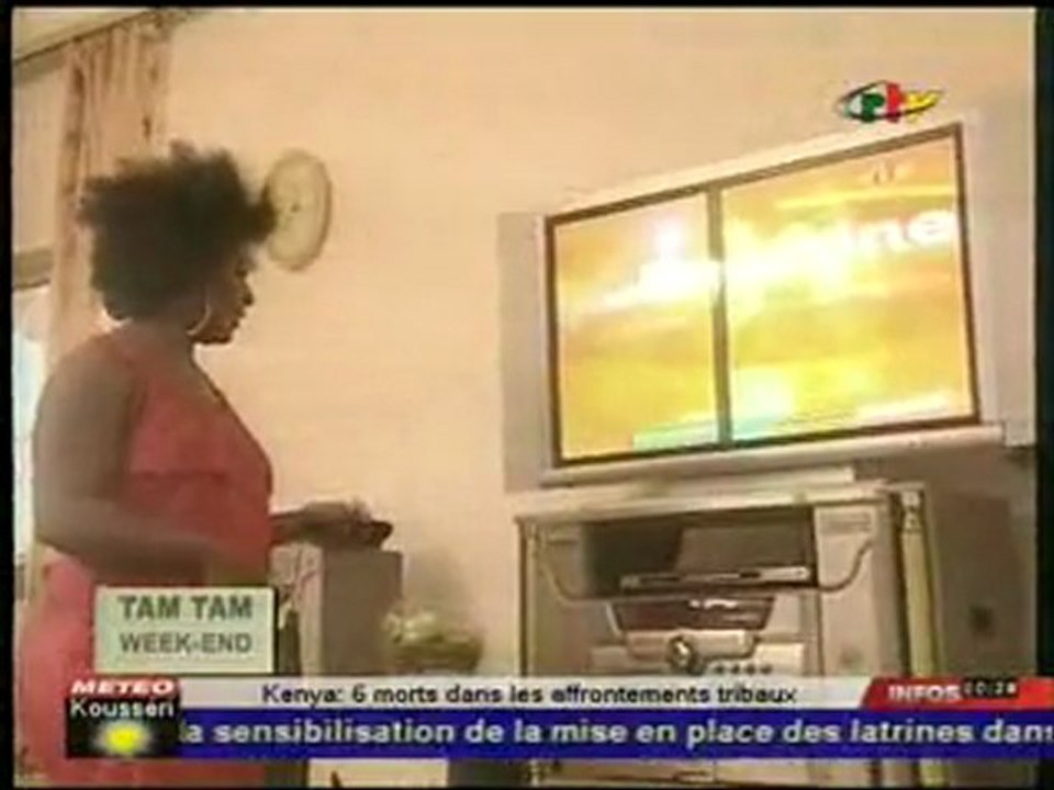 EL PRESIDENTE CLARISSE WOPSO DANS SON PALAIS PRESIDENTIEL
