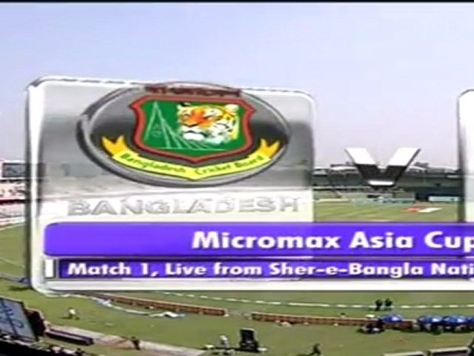 Cricket 2012 - Asia Cup Match 01 Pakistan V Bangladesh Higlights DK (11-03-2012)