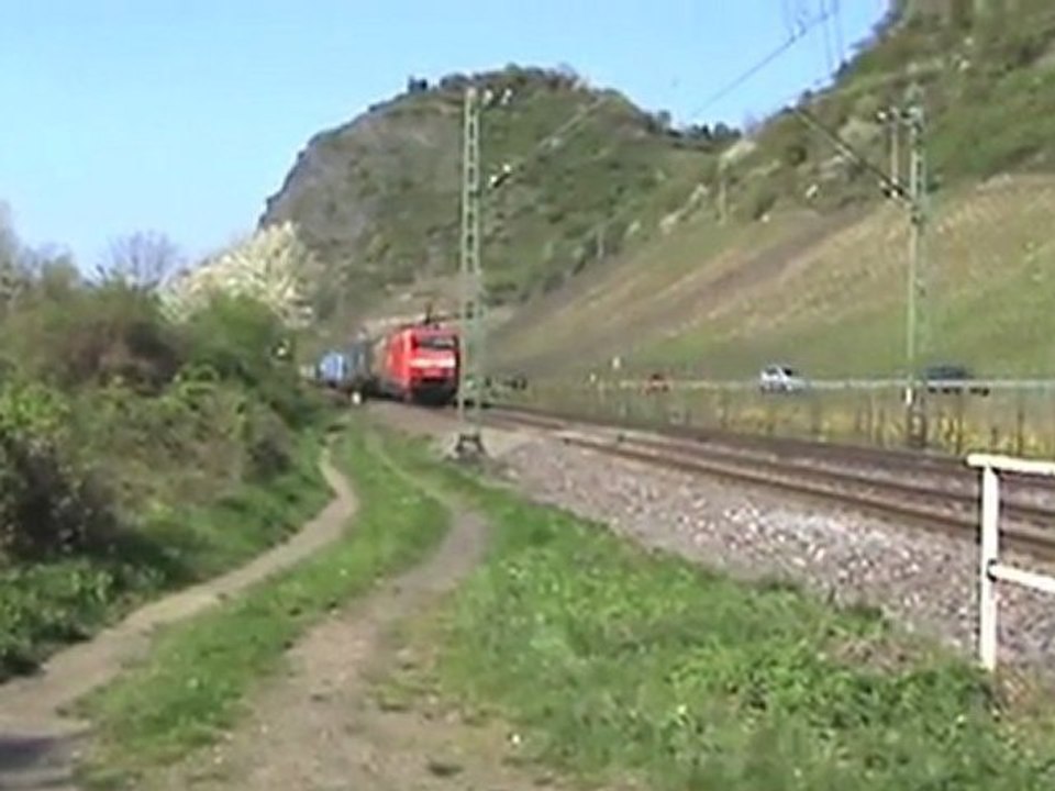 Hammerstein - Leutesdorf, BR152, BR185, BR101, 2x BR143, 3x BR425