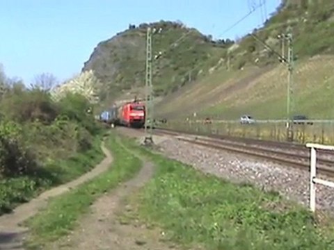 Hammerstein - Leutesdorf, BR152, BR185, BR101, 2x BR143, 3x BR425