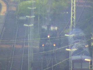 Königsdampf und regulärer Eisenbahnverkehr in Linz am Rhein Teil 001