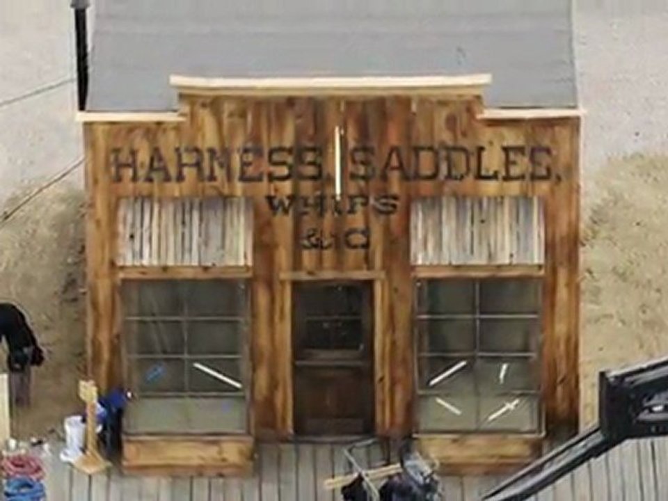 Am Set von The Lone Ranger