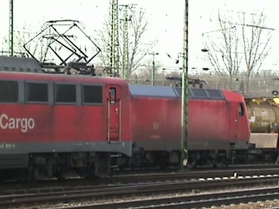 Rbf Köln-Gremberg, BR145, SBB Cargo Re482, BR294, 2x BR140, Cobra E186, MRCE BR189