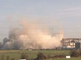 Explosions demolish UK power station