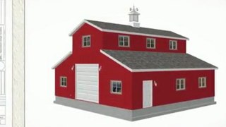 40 x 40 x 12 Monitor Barn Plans