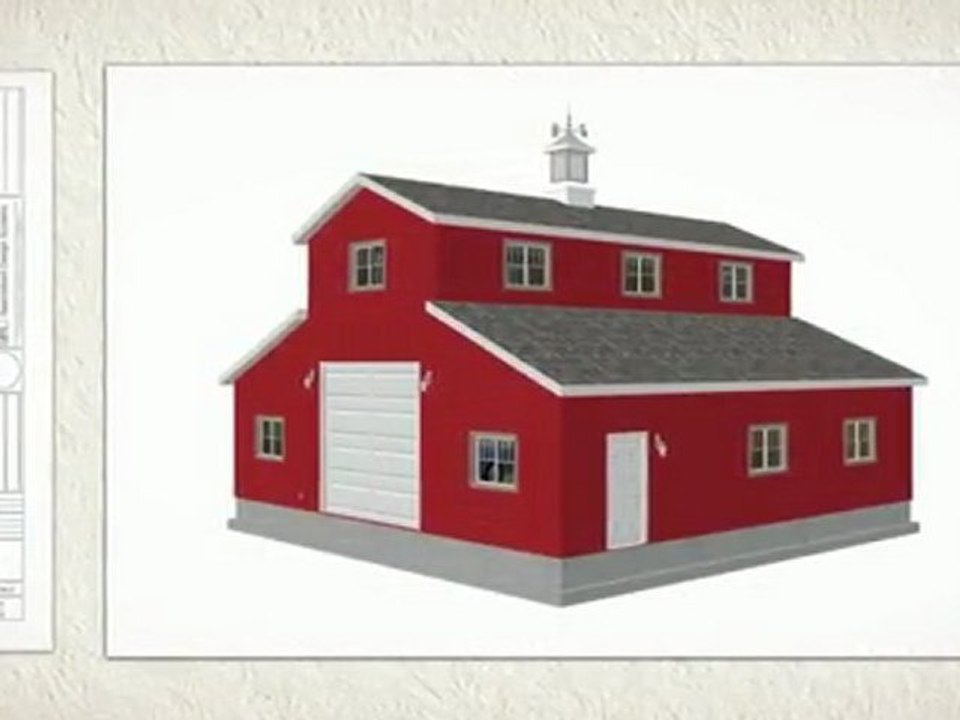 40 x 40 x 12 Monitor Barn Plans