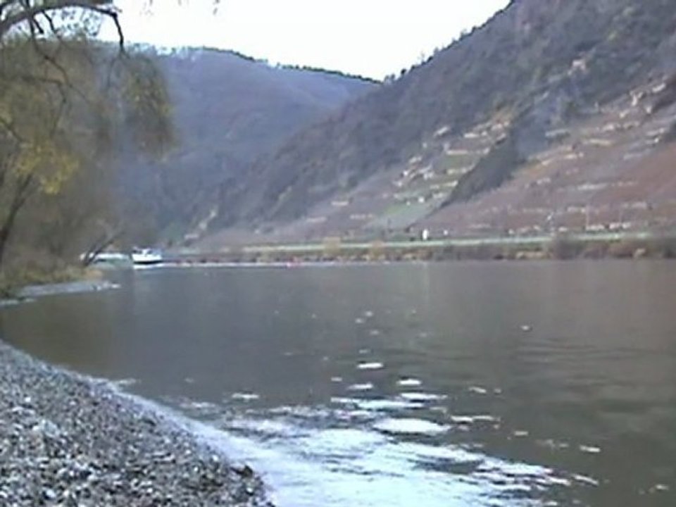 Eisenbahnen bei der Moseltalbrücke Winningen Dieblich, BR181, HGK BR185, BR143