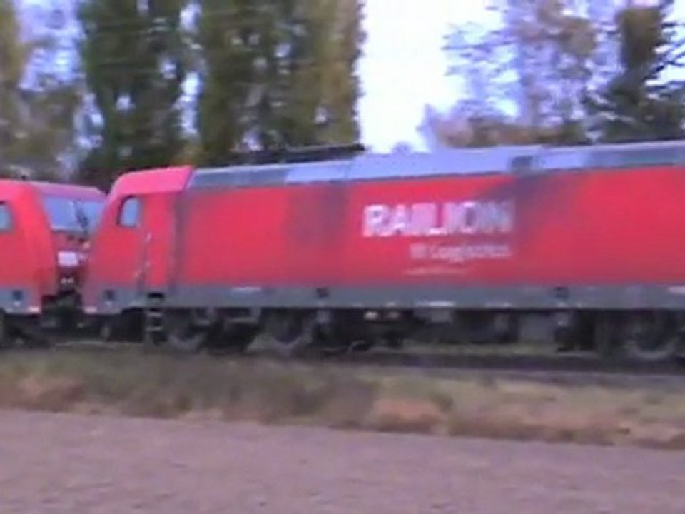 Züge auf der linken Rheinstrecke bei Brühl - Walberberg 02