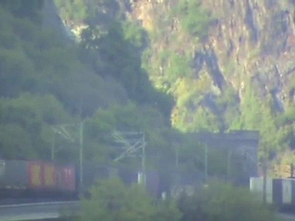 Züge Oberwesel Rhein, ICE-T, ECC-Crossrail 185, DBAG 185, Dispolok-Locon 189, 101, 143, 460
