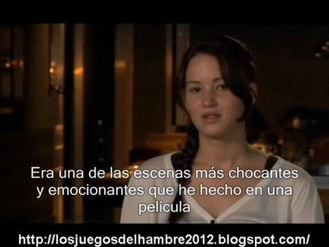The Hunger Games cast interview Jennifer Lawrence subtitulos español