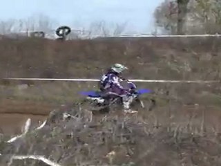 Jérémy Benoit avec le 250 YZF 2011 de Tony à Bonneuil En Valois