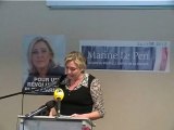 Conférence de presse de Marine Le Pen sur le thème de la Recherche