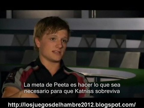 The Hunger Games cast interview Josh Hutcherson subtitulos español