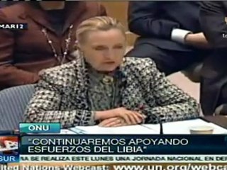 Ante ONU, EE.UU. ratifica respaldo al gobierno de Libia