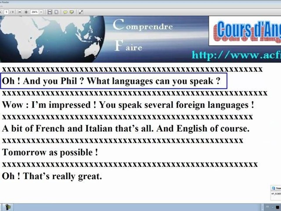 English Lesson 18-Situations