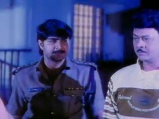 Simha Garjana - Srikanth Argues With Krishnam Raju