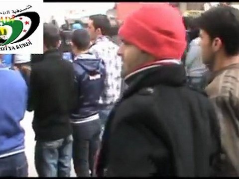 فري برس حلب مظاهرة حي الأشرفية 12 3 2012 ج2