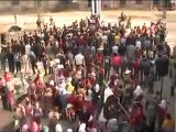 فري برس حمص الحولة مظاهرة مسائية في الحي العمري رغم القصف12 3 2012