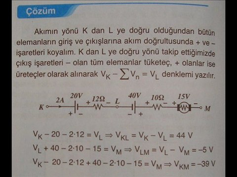 ELEKTRİK DEVRELERİ SORU VE ÇÖZÜM SLAYTI 1