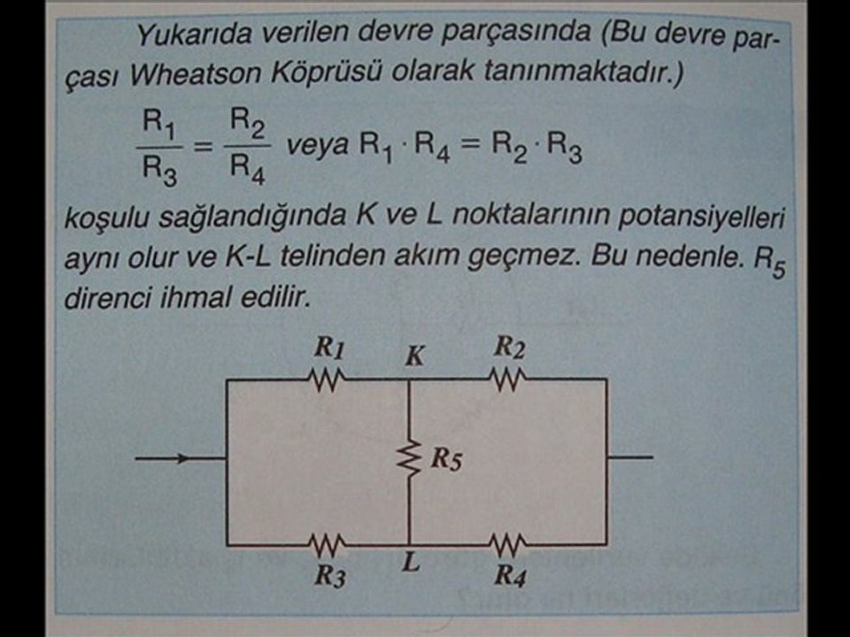ELEKTRİK AKIMI SORU VE ÇÖZÜM SLAYTI 1