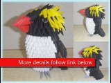 3D Origami Rockhopper Penguin
