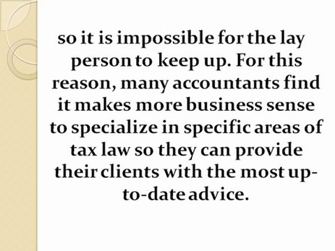 Tax Accountants Do More than Lodge Tax Returns