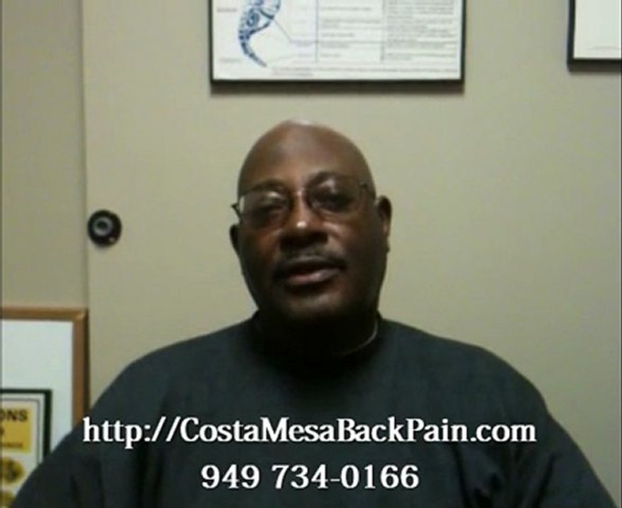 Testimonial About Chiropractic Treatment in Costa Mesa CA
