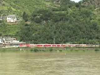 Kaub am Rhein, ITL BR285, MWB BR203, Bauzug, BR152, BR143, BR643