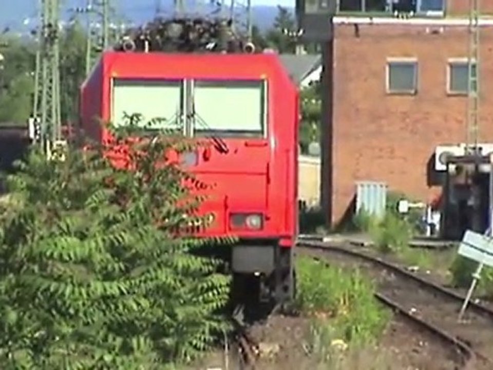 Geparkte HGK BR185 im Bahnhof Neuwied a. Rhein