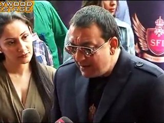 Shilpa Shetty & Sanjay Dutt at Super Fight League RED CARPET