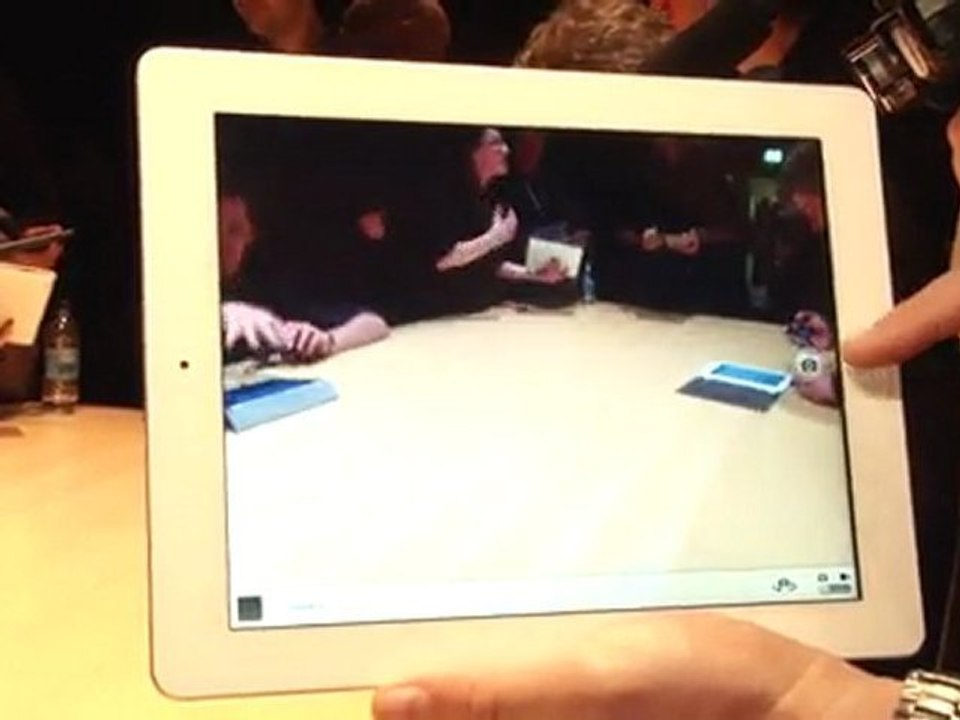 New iPad Hands-on at Launch Video