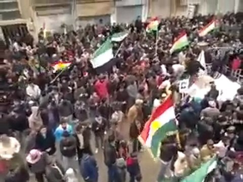فري برس اعتصام حاشد عامودا ذكرى الانتفاضة الكوردية 12 اذار 12 3 2012