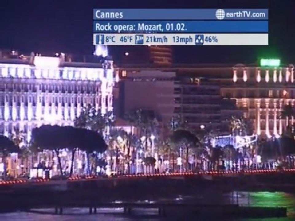 Bandar Seri Begawan - Brunei, Niagara Falls - Canada, Avignon - France, Cannes - France, Hamburg - Germany, Agadir - Morocco, Stuttgart - Germany