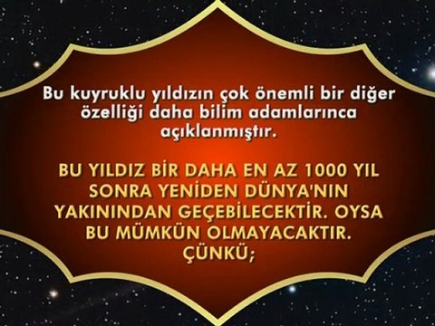 HZ. MEHDİ'NİN ÇIKIŞ ALAMETİ : İKİ UÇLU KUYRUKLU YILDIZ