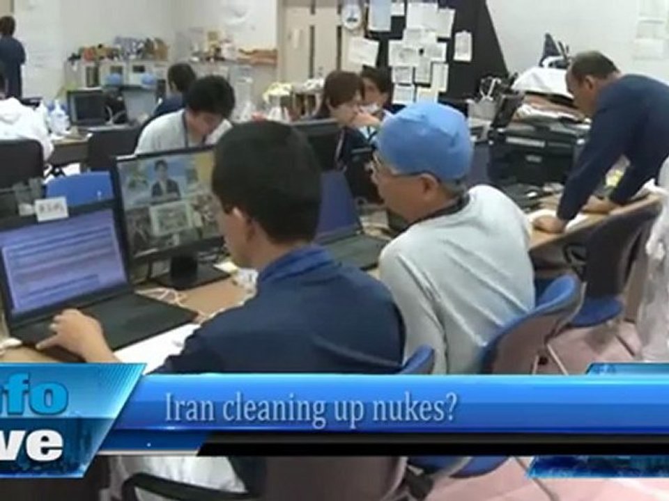 Iran cleaning up nukes?