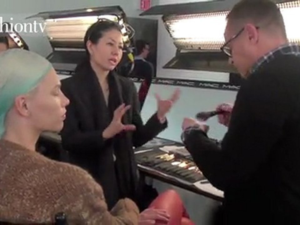 Hair & Makeup at Peter Som Fall 2012 NYFW | FashionTV