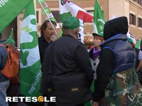 RETESOLE TG ROMA - PROTESTA IMPRENDITORI AGRICOLI