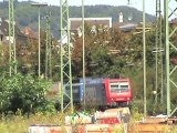 Alter Güterbahnhof Oberlahnstein, SBB Cargo Re482 mit Intermodalzug und BR185
