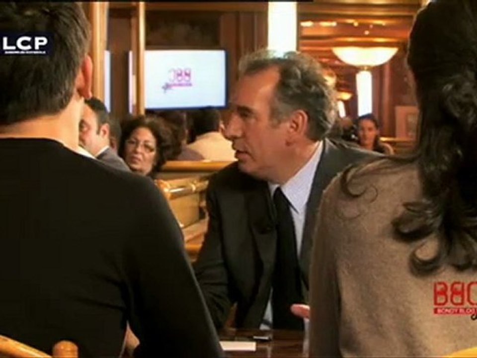 François Bayrou, invité du Bondy Blog Café sur LCP - 110312
